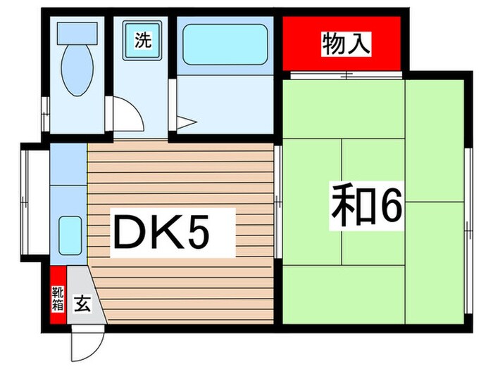 サンライズハイツの物件間取画像