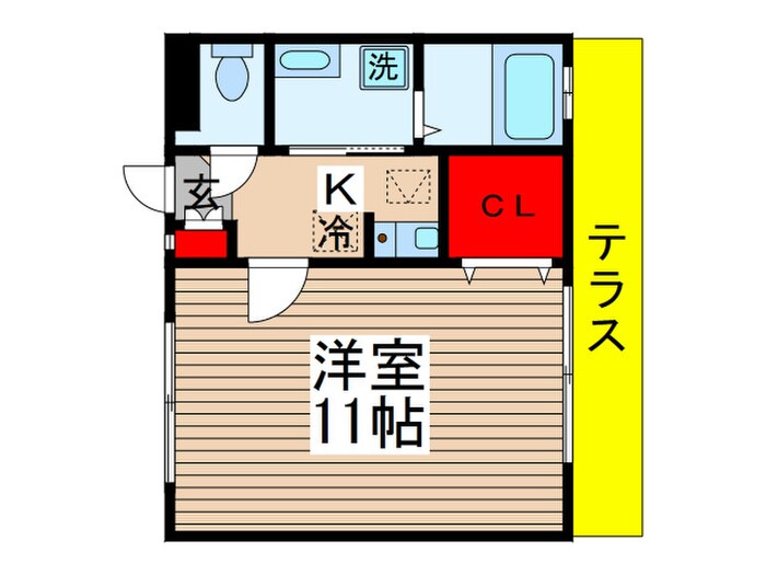 リヴェ－ル南ユ－カリが丘の物件間取画像