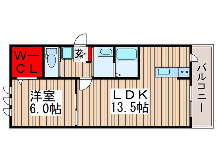 Brillanteつくしが丘の物件間取画像