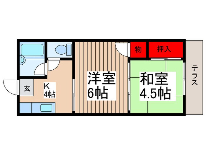 ホワイトパレスの物件間取画像