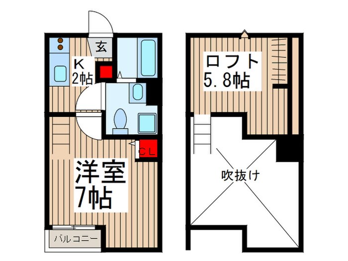 フレシアの物件間取画像