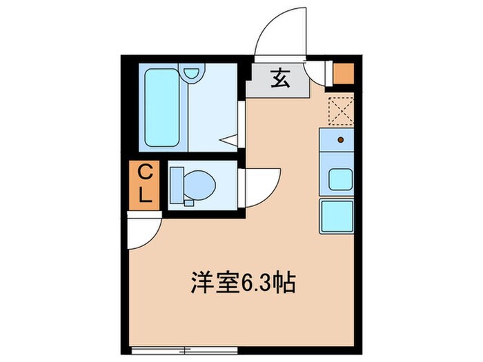 スカイ大井町の物件間取画像