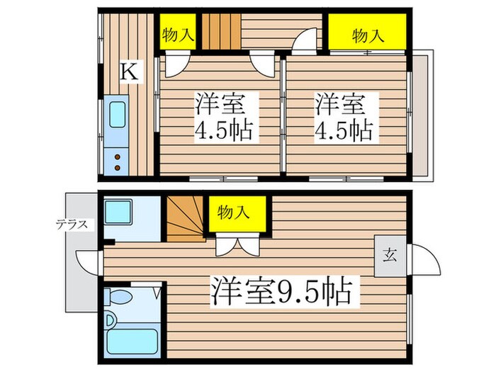 富士見町戸建２２４２の物件間取画像