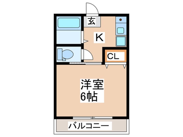 リバーサイドハイツの物件間取画像