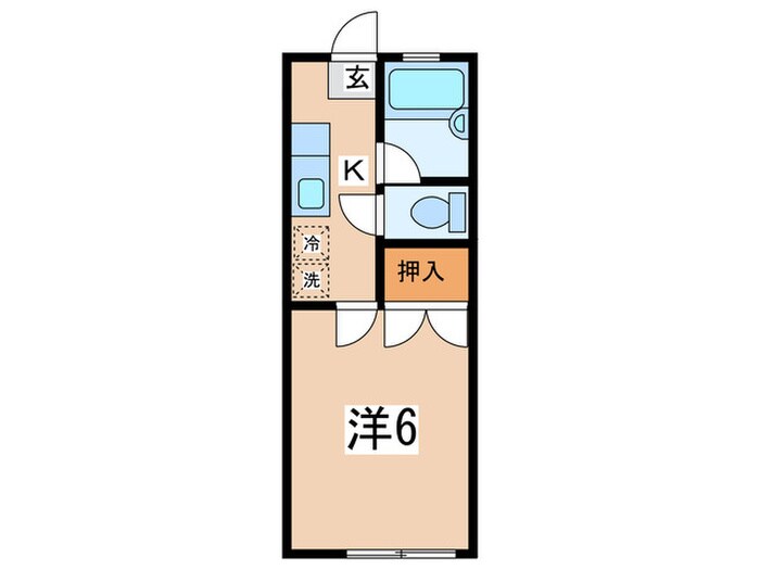 第1NKハイツの物件間取画像