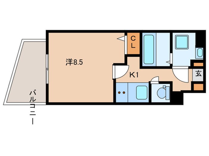 ルネサンスコート祐天寺の物件間取画像