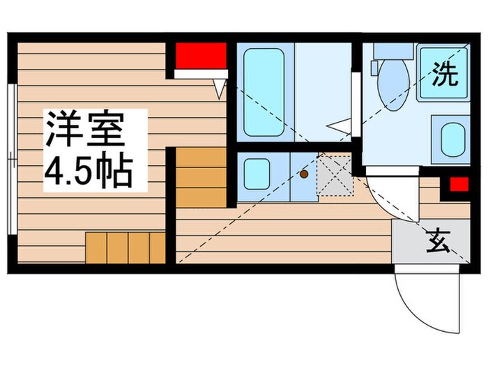 ハーモニーテラス北小岩Ⅷの物件間取画像
