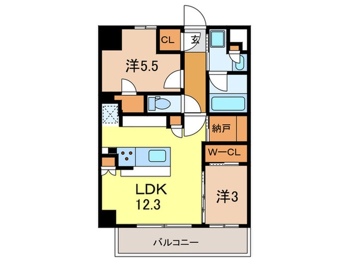 ORSUS清澄白河ﾘﾊﾞｰﾌﾛﾝﾄの物件間取画像