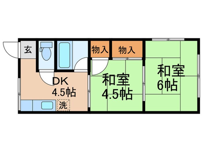 エメラルドマンションの物件間取画像