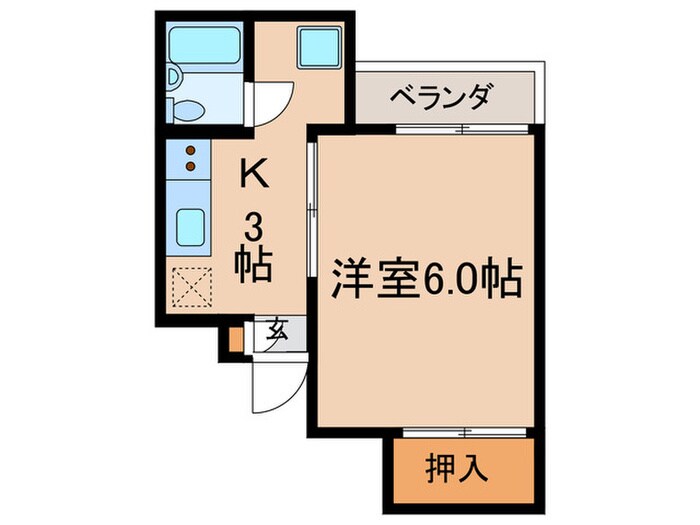 グレンハウスの物件間取画像