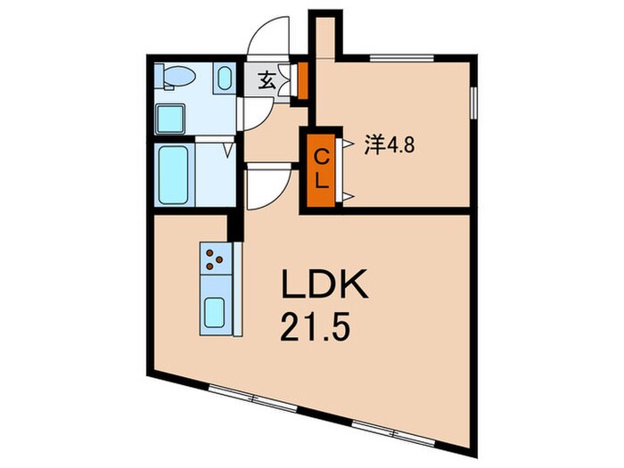 ＬｉｖｅＦｌａｔ千駄木の物件間取画像