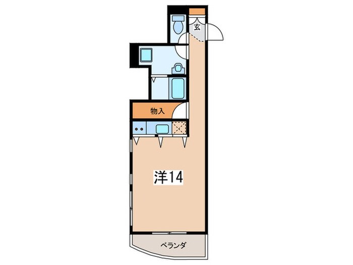 ルパルク松ヶ枝の物件間取画像