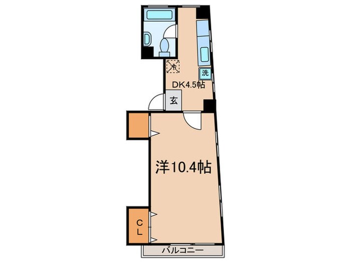 川崎マンションの物件間取画像
