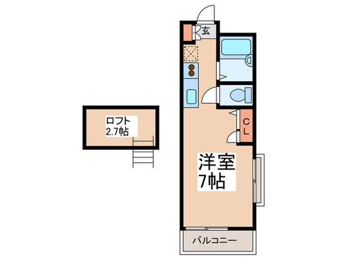 リリ－ハイムの物件間取画像