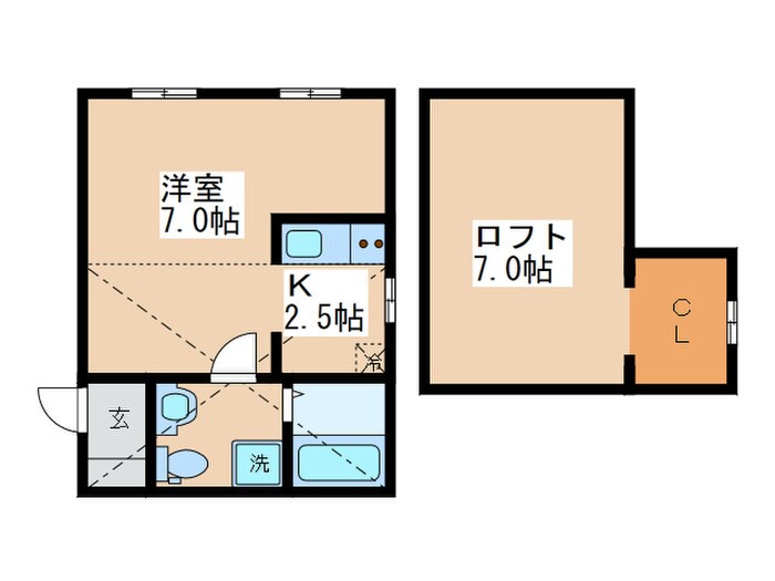 PRIMASagamidaiMaruyoshiVillageの物件間取画像