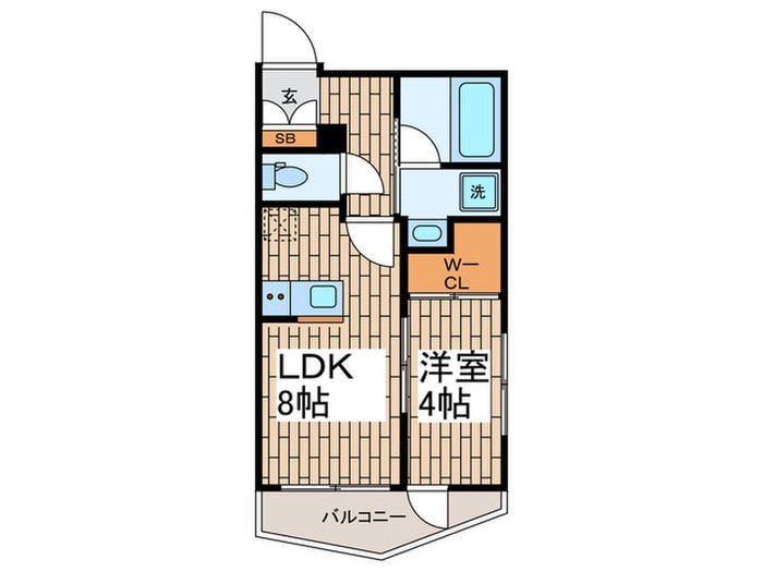 コンポジット品川金子山の物件間取画像