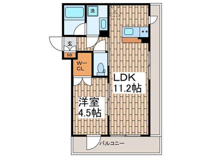 コンポジット品川金子山の物件間取画像