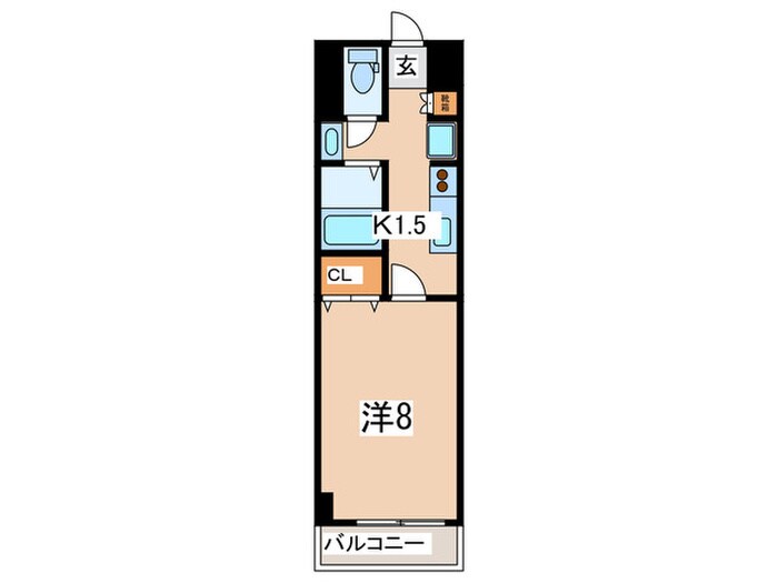 ｸﾞﾗﾝｳﾞｧﾝｳｴｽﾄｳﾞｨﾙ町田(406)の物件間取画像