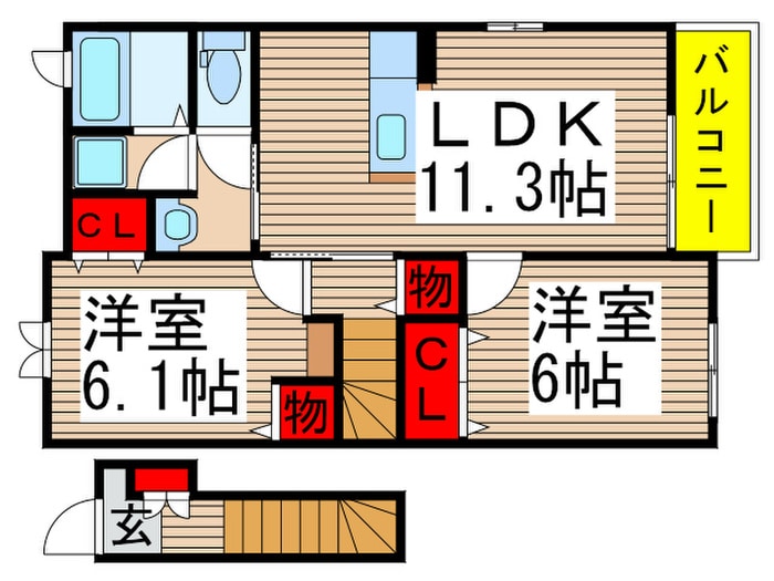 アークヒルズEの物件間取画像