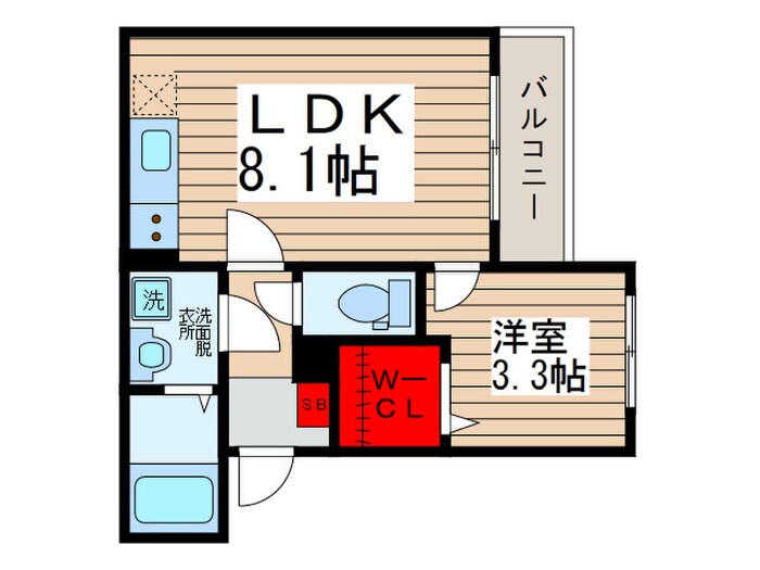 ＡＪ新松戸Ⅸの物件間取画像