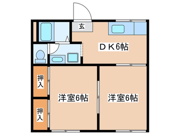 カーサグランメールの物件間取画像