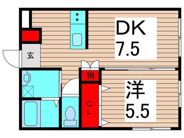 KTH堀切の物件間取画像