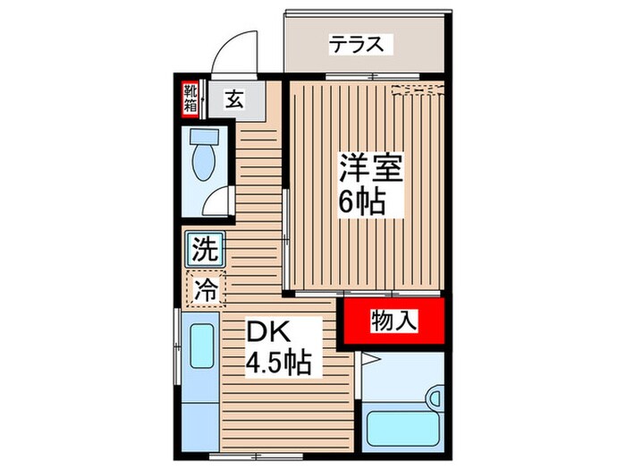 長尾ビルの物件間取画像