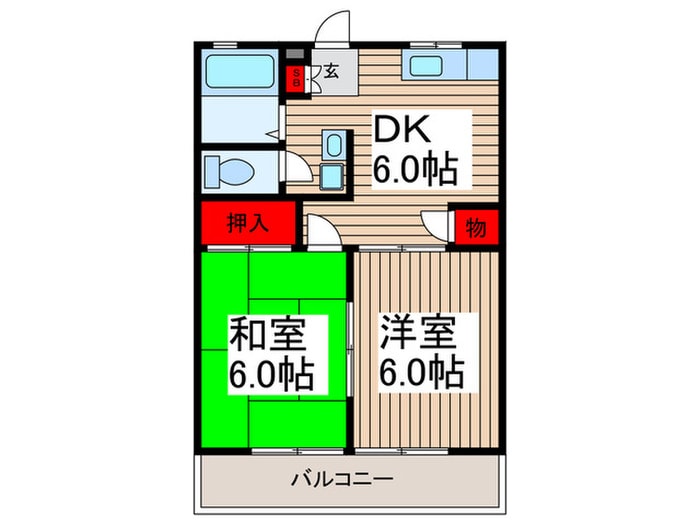 Ｔ・アイランドの物件間取画像