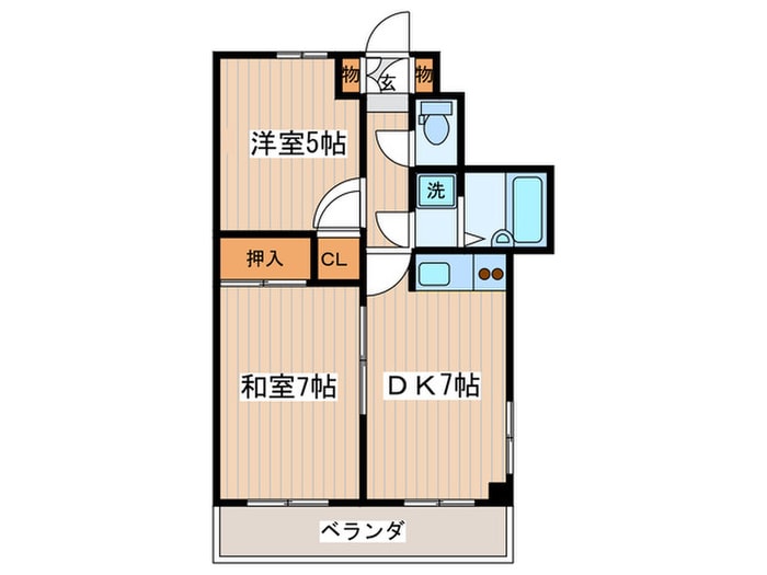 コア一ツ橋の物件間取画像