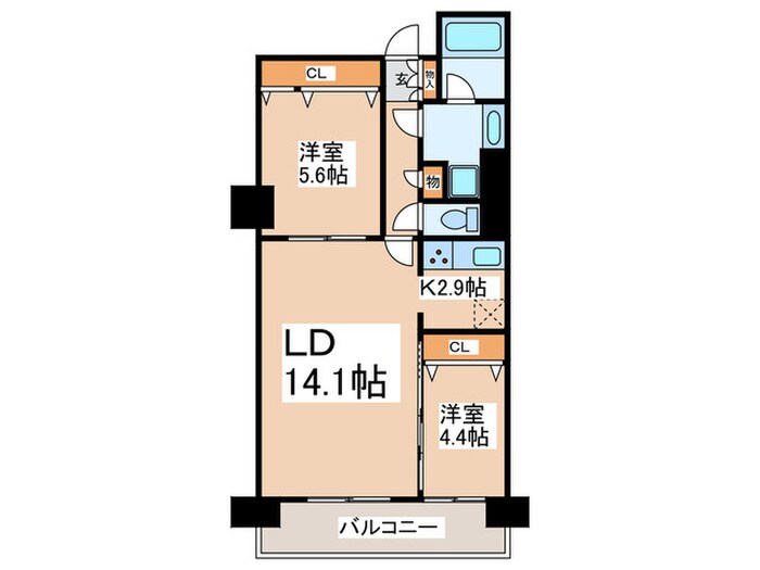 グランピラ－高井戸の物件間取画像