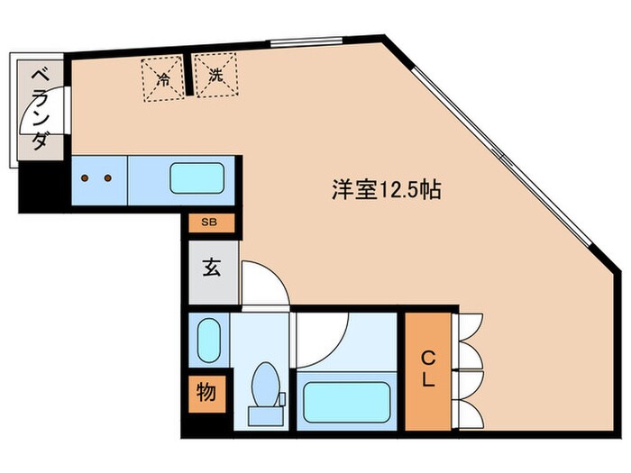 エスセナーリオ梅ヶ丘の物件間取画像