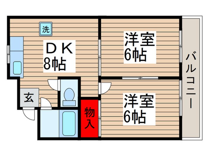 第１青木マンションの物件間取画像