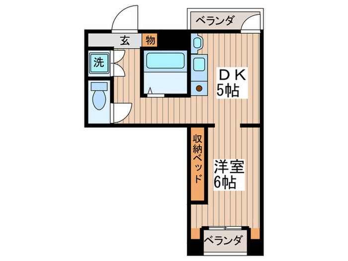 K２フラットの物件間取画像
