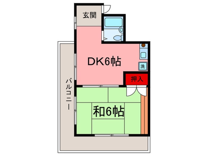 太田ハイツの物件間取画像