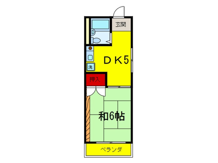 太田ハイツの物件間取画像