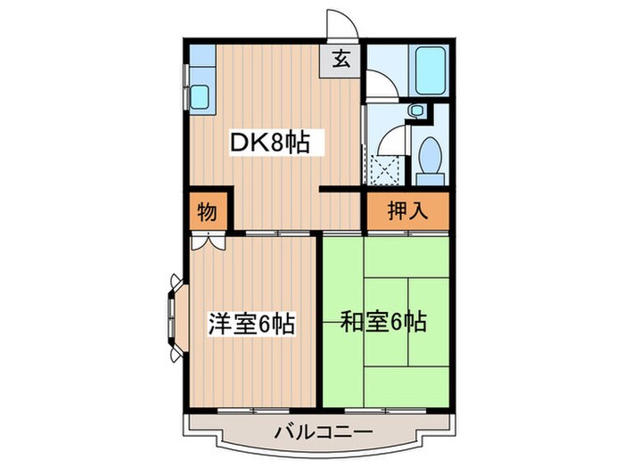 アミティ－烏山の物件間取画像