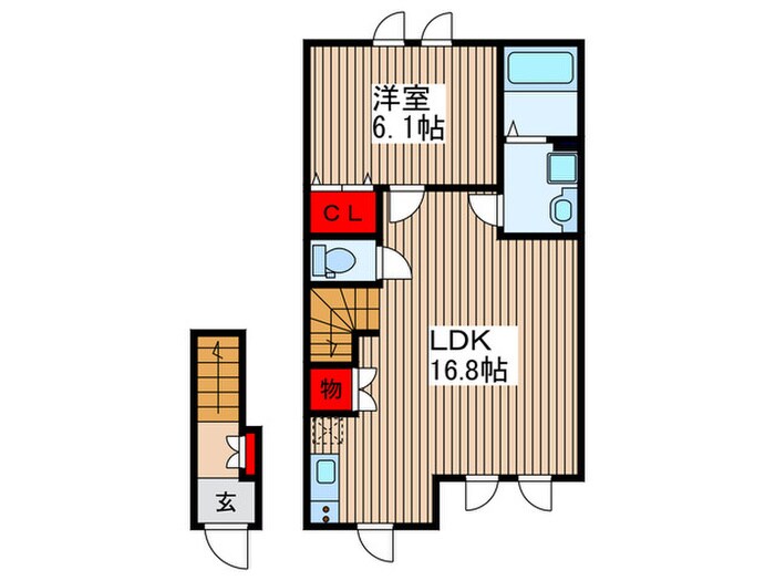 アーバンパーク大和田の物件間取画像