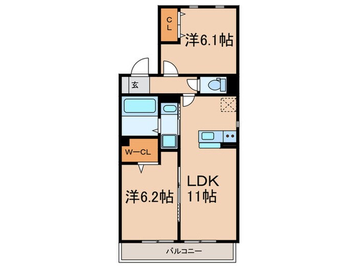 ブレッシア石神井公園の物件間取画像