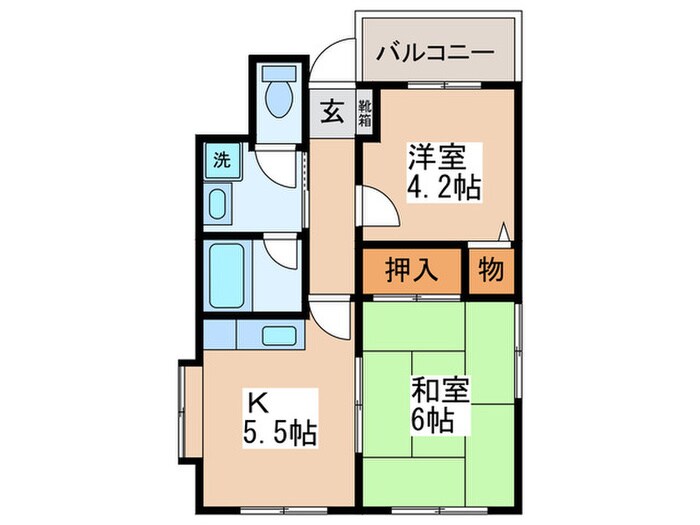 プレステ－ジ中山の物件間取画像