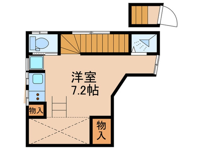 ｸﾞﾗﾝｴｯｸﾞｽ下丸子の物件間取画像