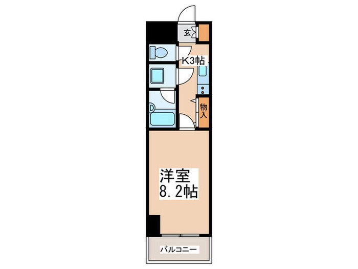 レインボ－シティ平本の物件間取画像