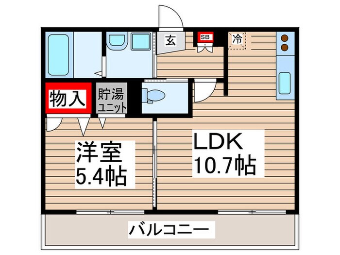 桜フラッツの物件間取画像