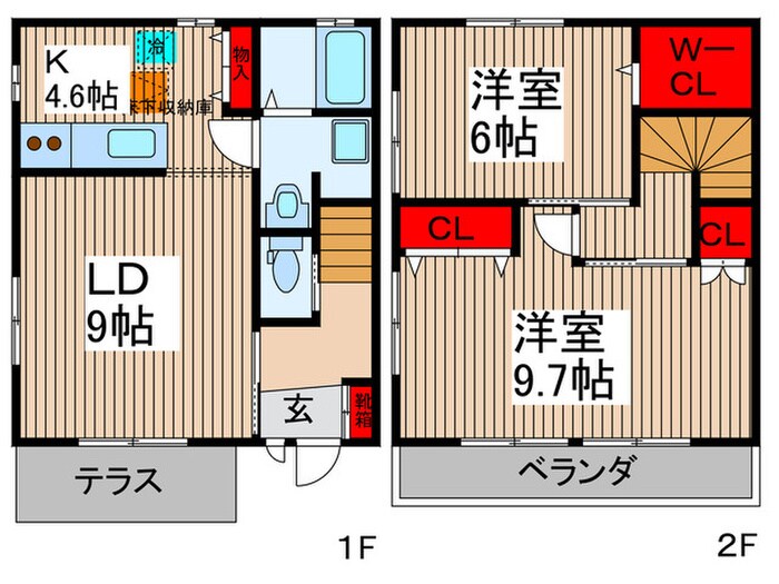 サンプログレス２の物件間取画像