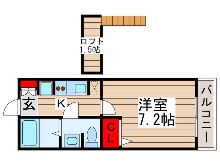 オリエンスの物件間取画像