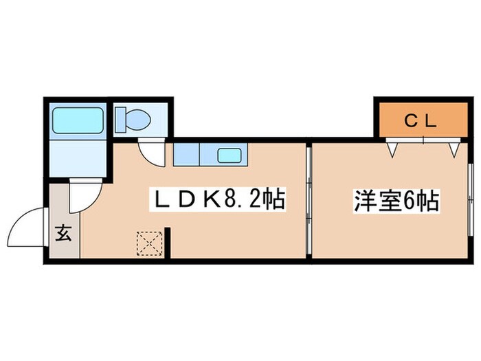 ヴィラ－ジュ立石の物件間取画像