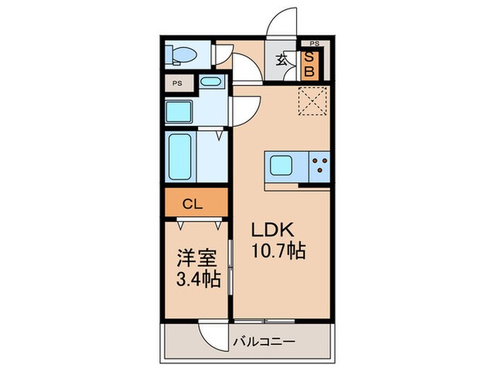 ルグナソーレグンの物件間取画像