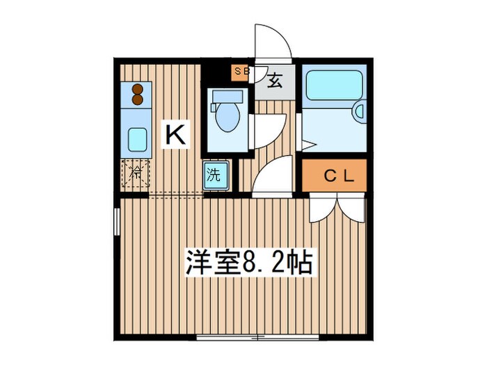 アーデン代々木上原の物件間取画像