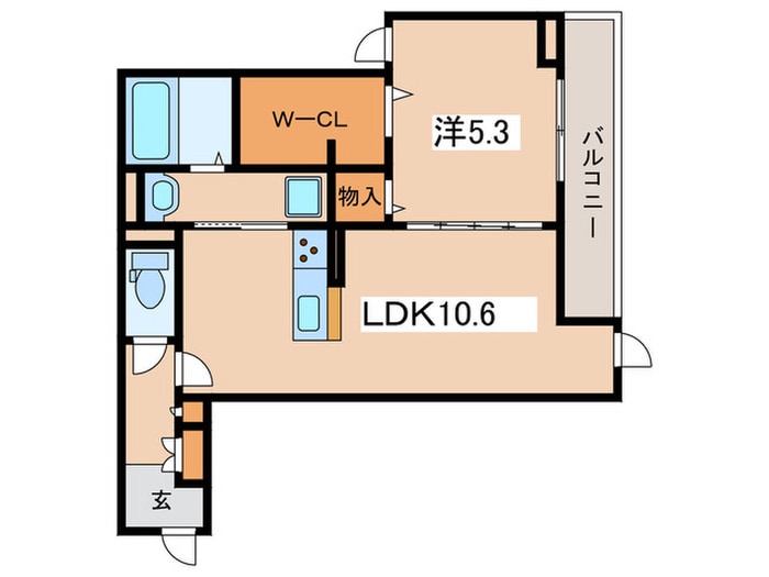 仮)DPaine宿河原6の物件間取画像