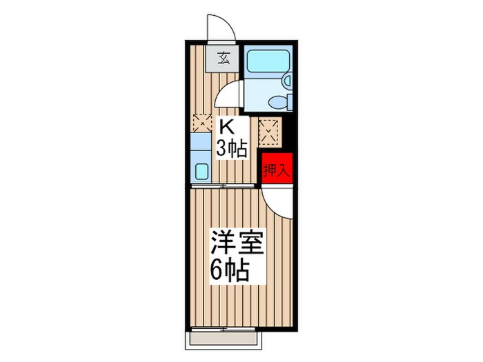 中浦和パークハイツの物件間取画像