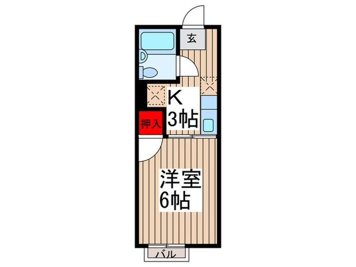 中浦和パークハイツの物件間取画像